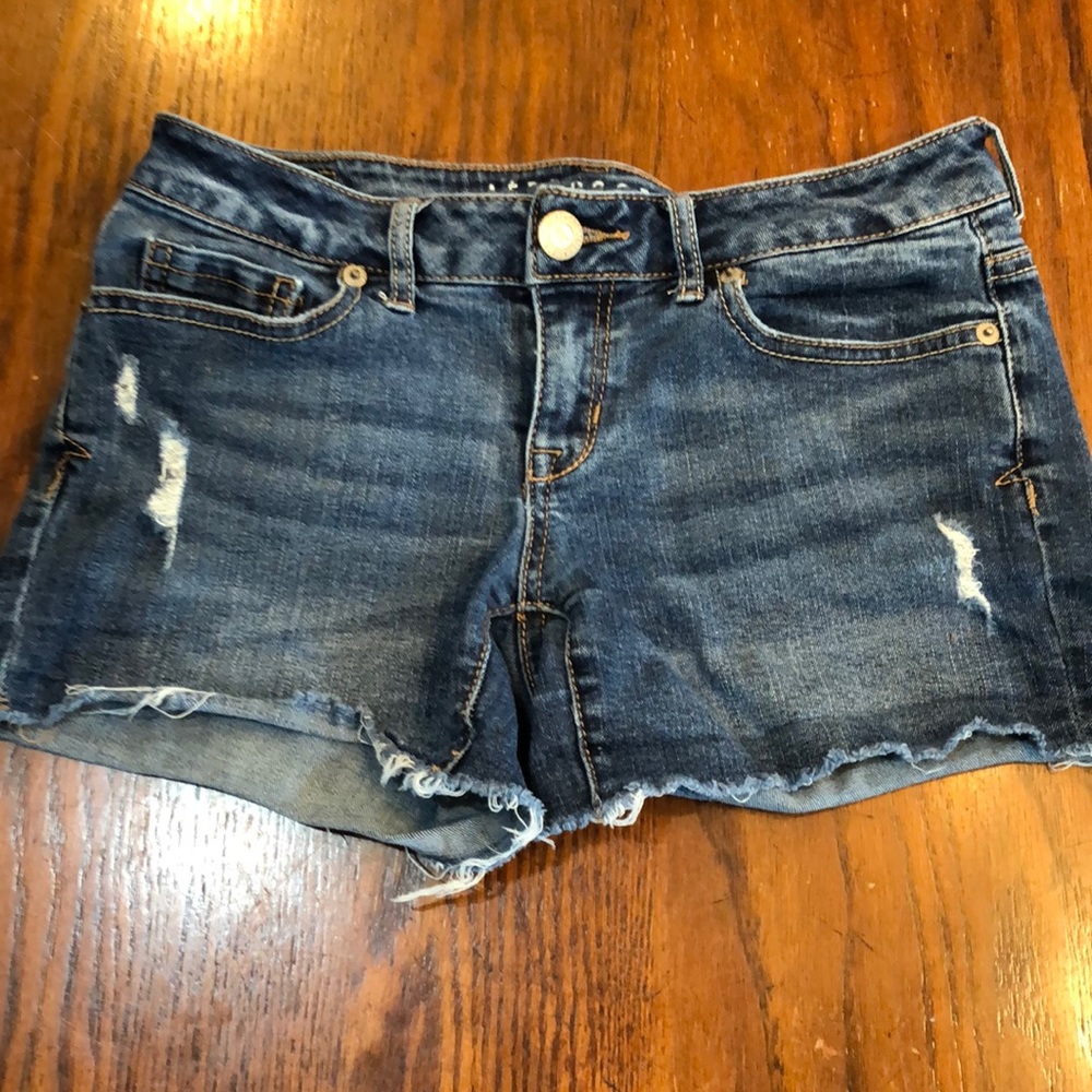 Aeropostale cut off jean shorts size 0